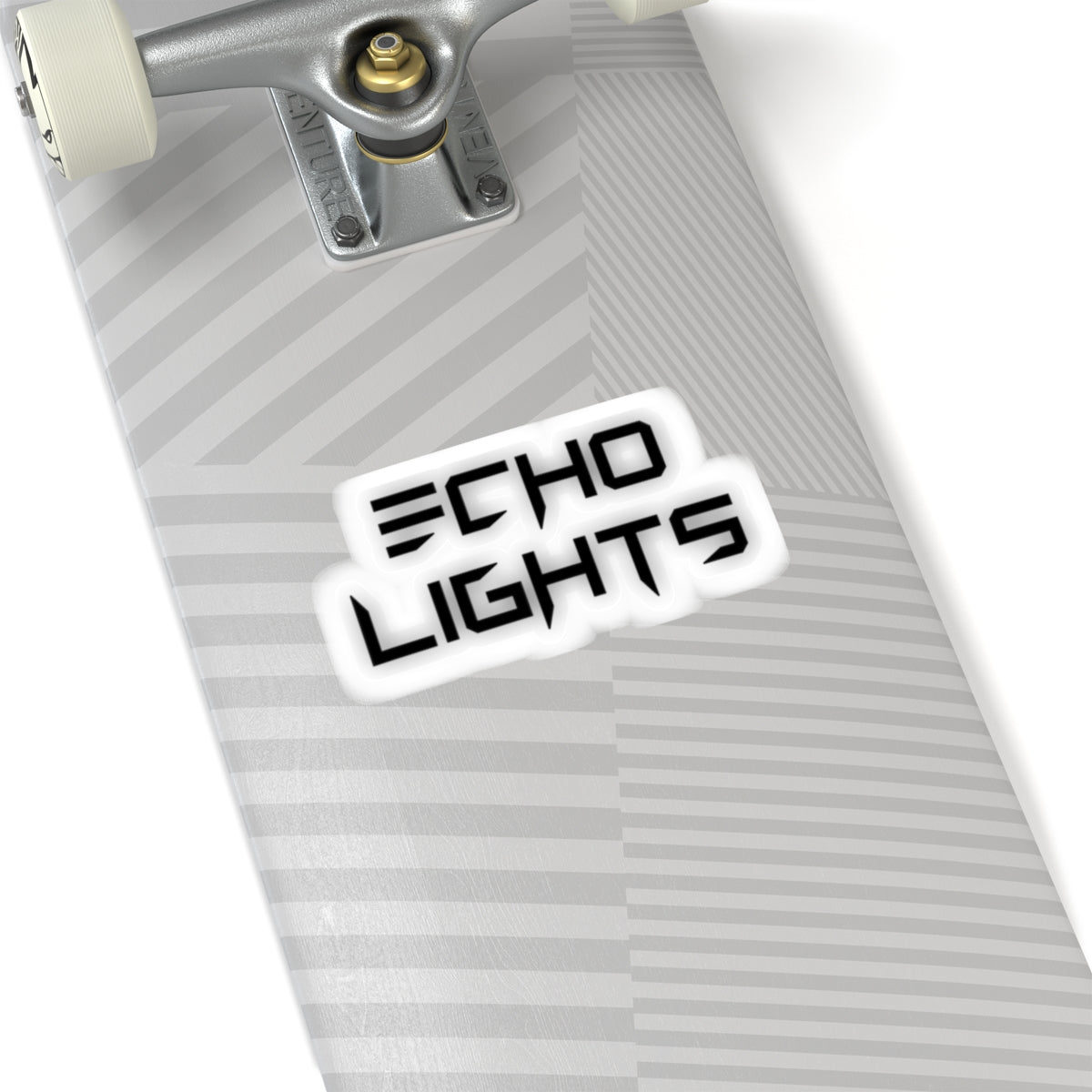 ECHO LIGHTS STICKER - BLACK