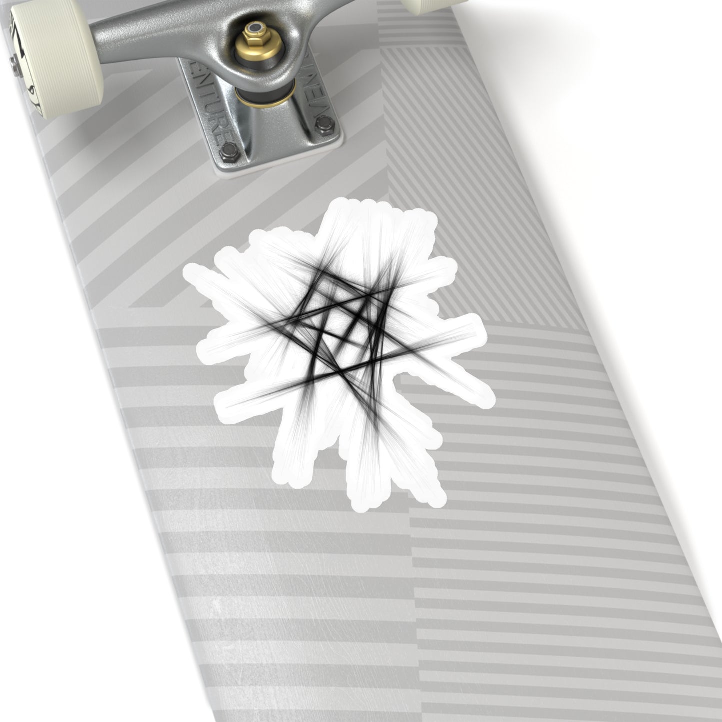 ECHO LIGHTS BLACK LOGO STICKER