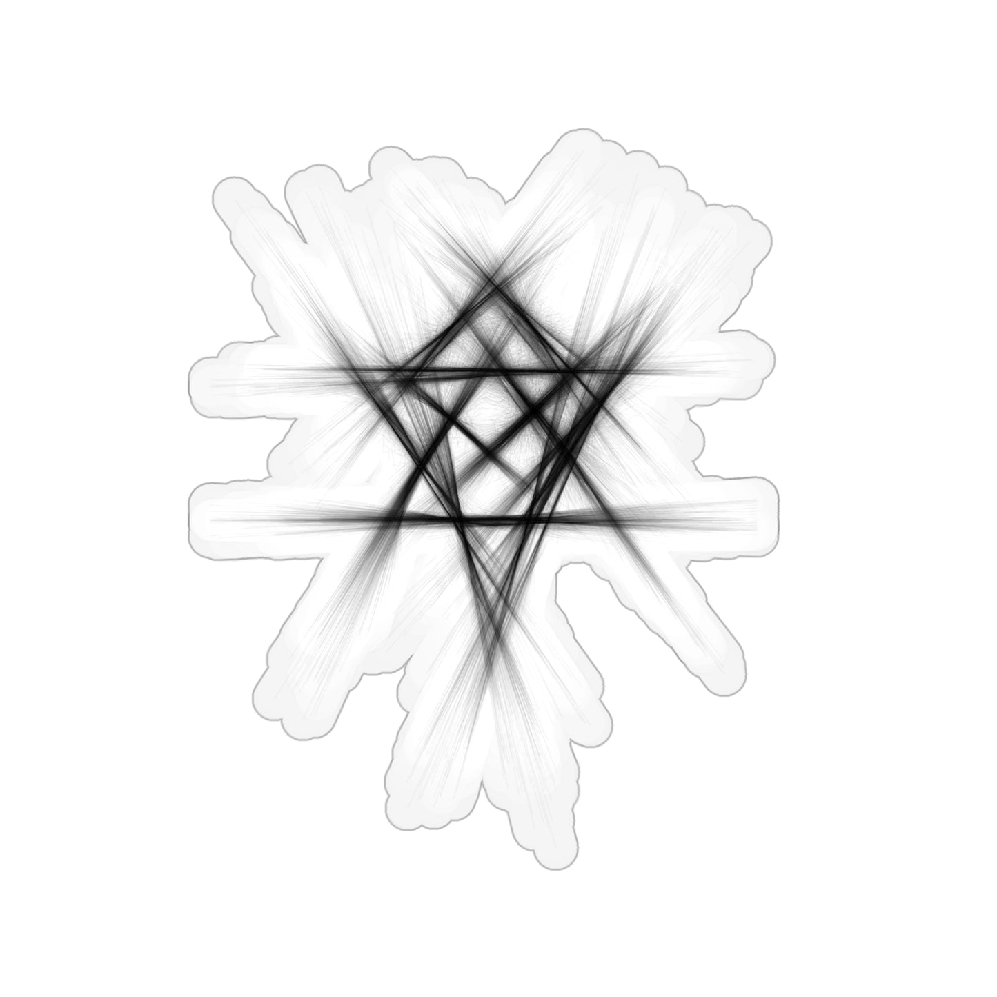 ECHO LIGHTS BLACK LOGO STICKER