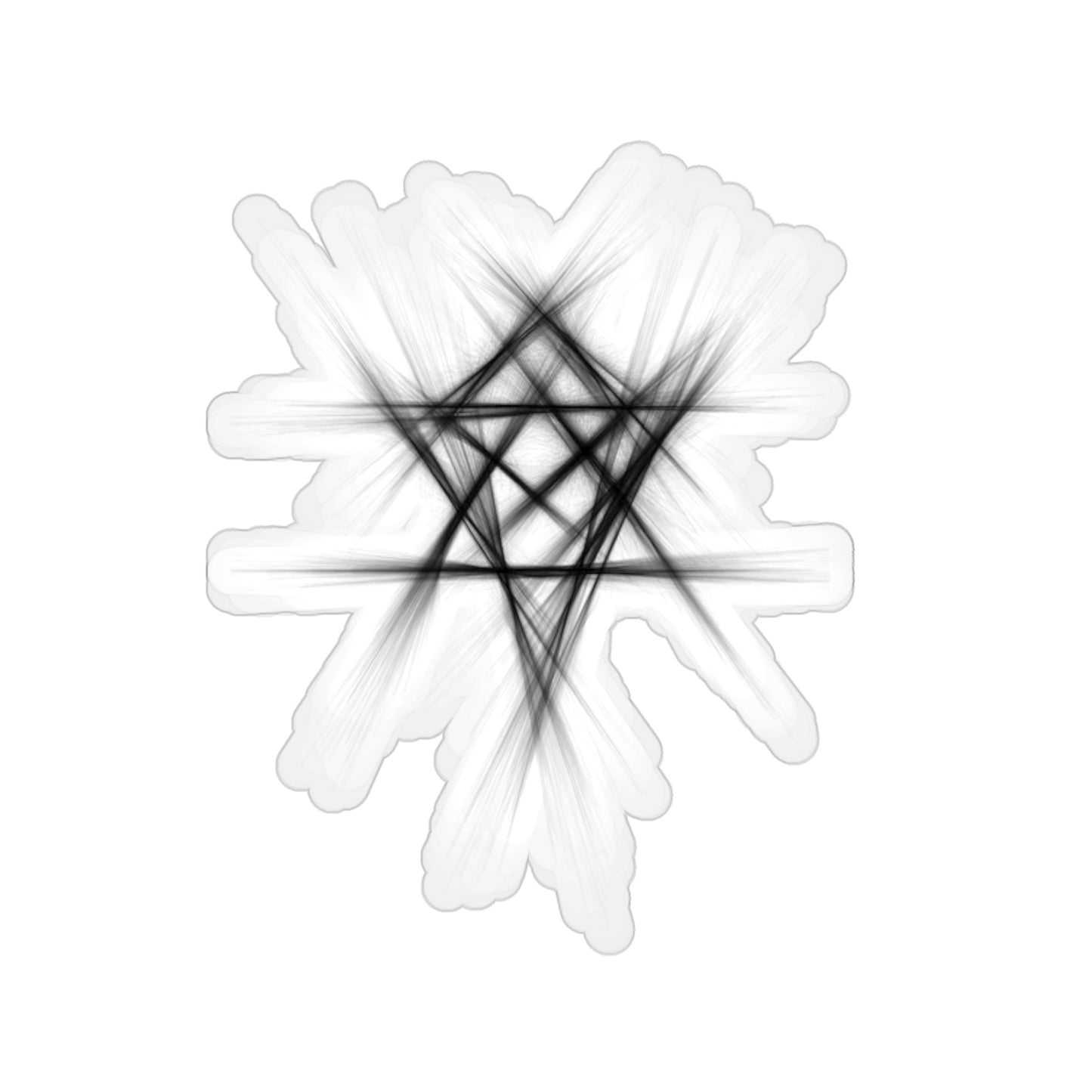 ECHO LIGHTS BLACK LOGO STICKER