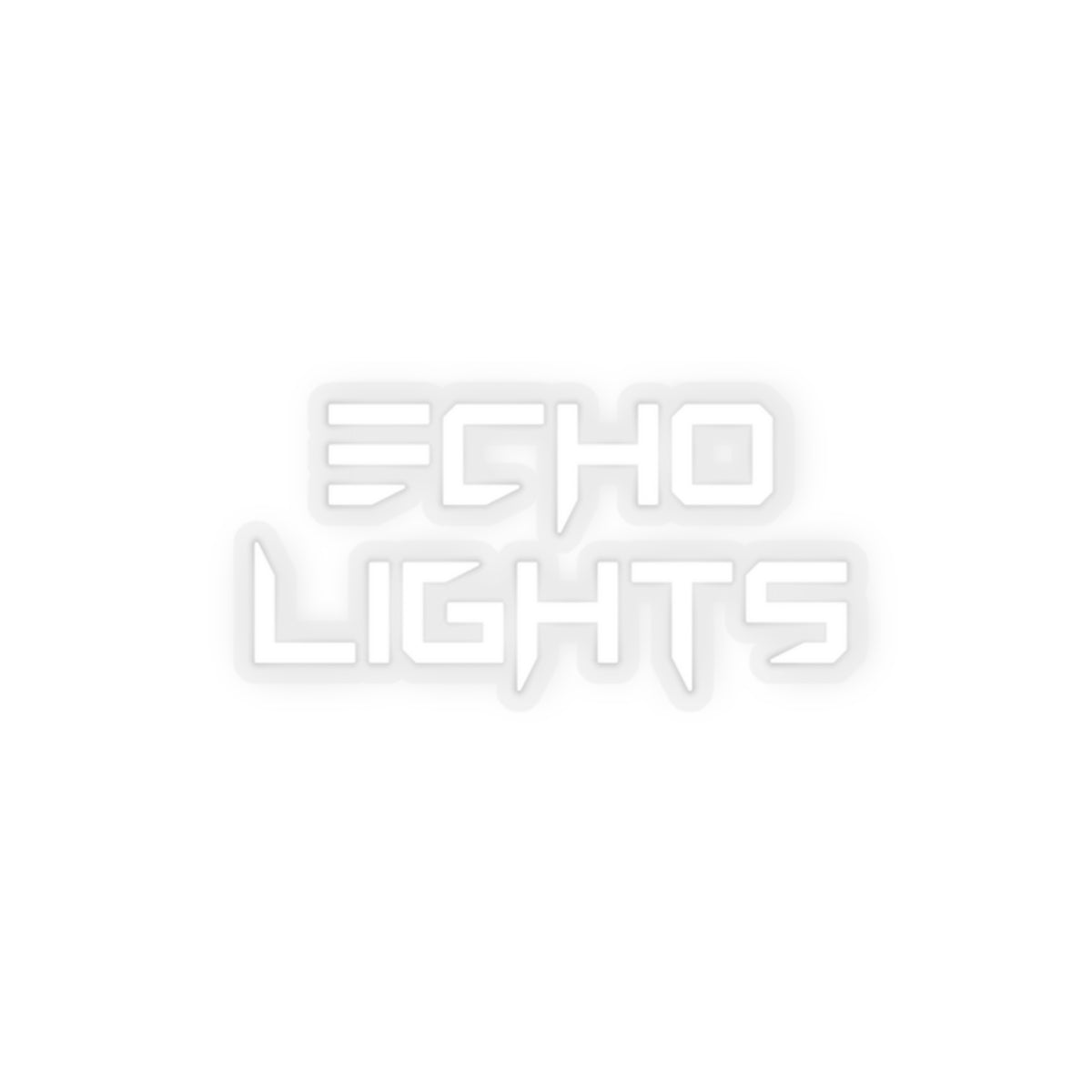 ECHO LIGHTS -LOGO- STICKER
