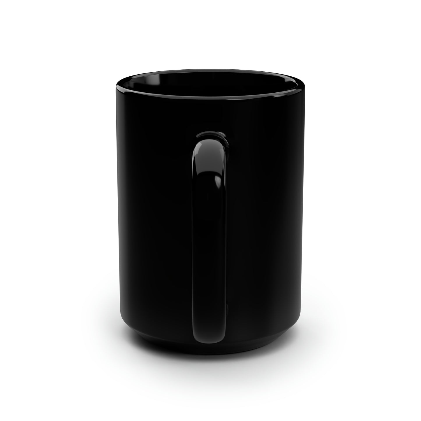 ECHO LIGHTS BLACK MUG, 15oz
