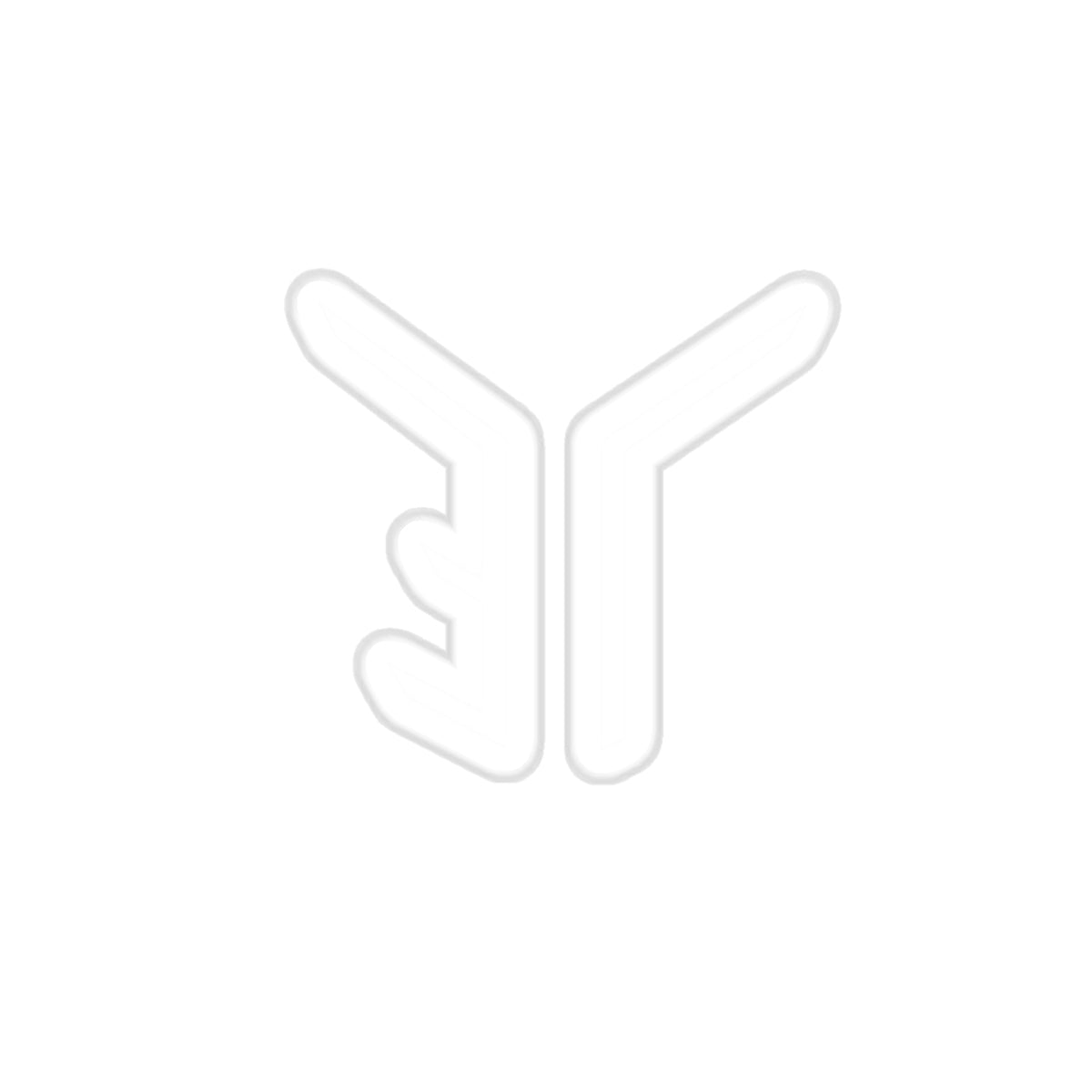 NEW ECHO LIGHTS LOGO STICKER -White-
