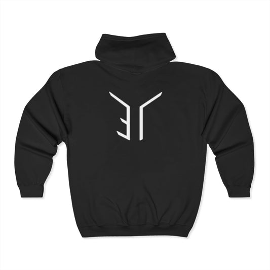 NEW LOGO-ECHO LIGHTS- ZIP UP HOODIE
