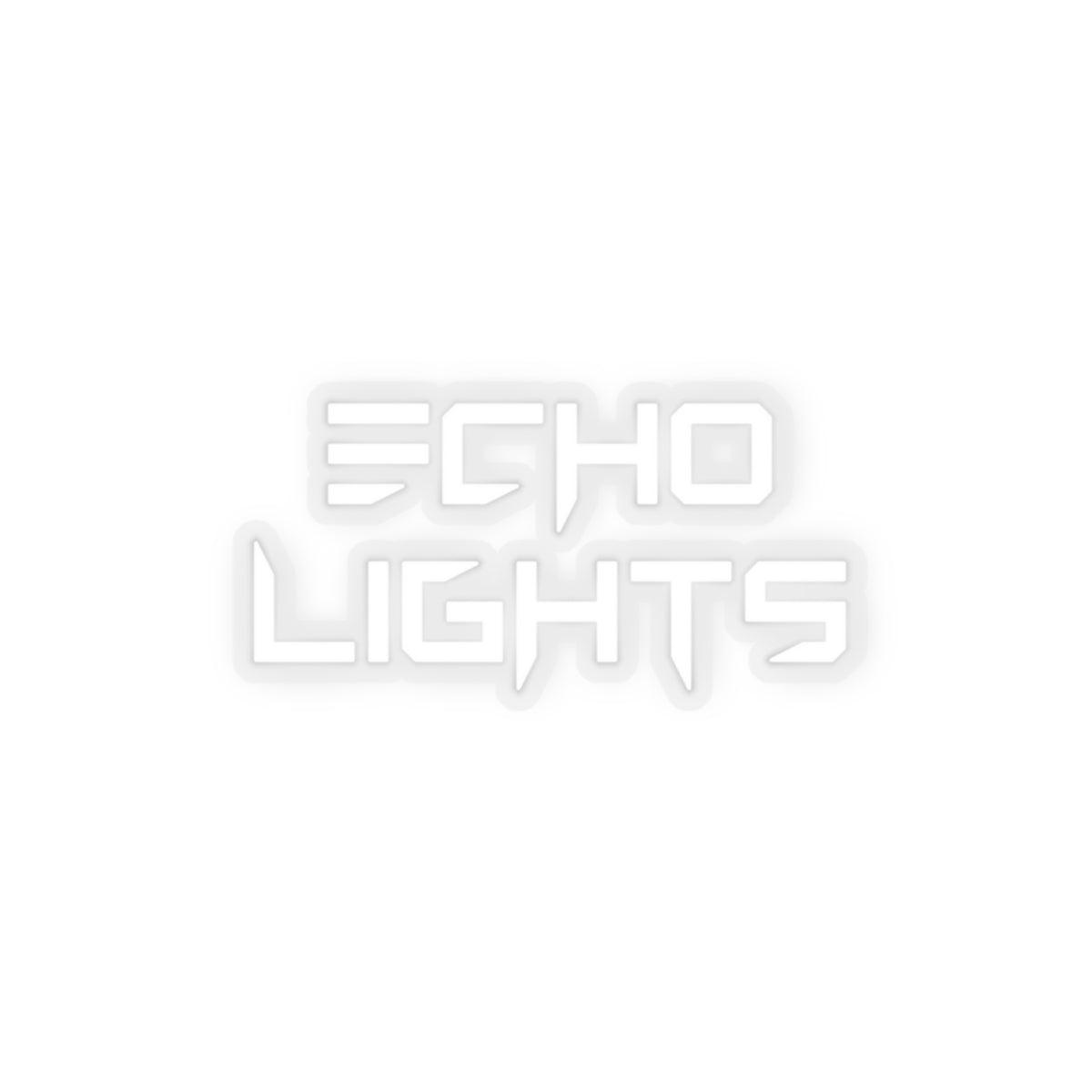 ECHO LIGHTS -LOGO- STICKER