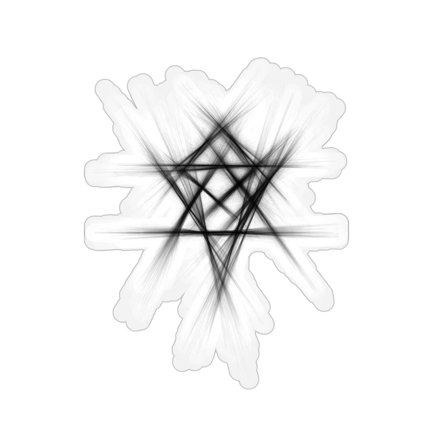 ECHO LIGHTS BLACK LOGO STICKER