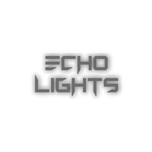 ECHO LIGHTS STICKER - BLACK